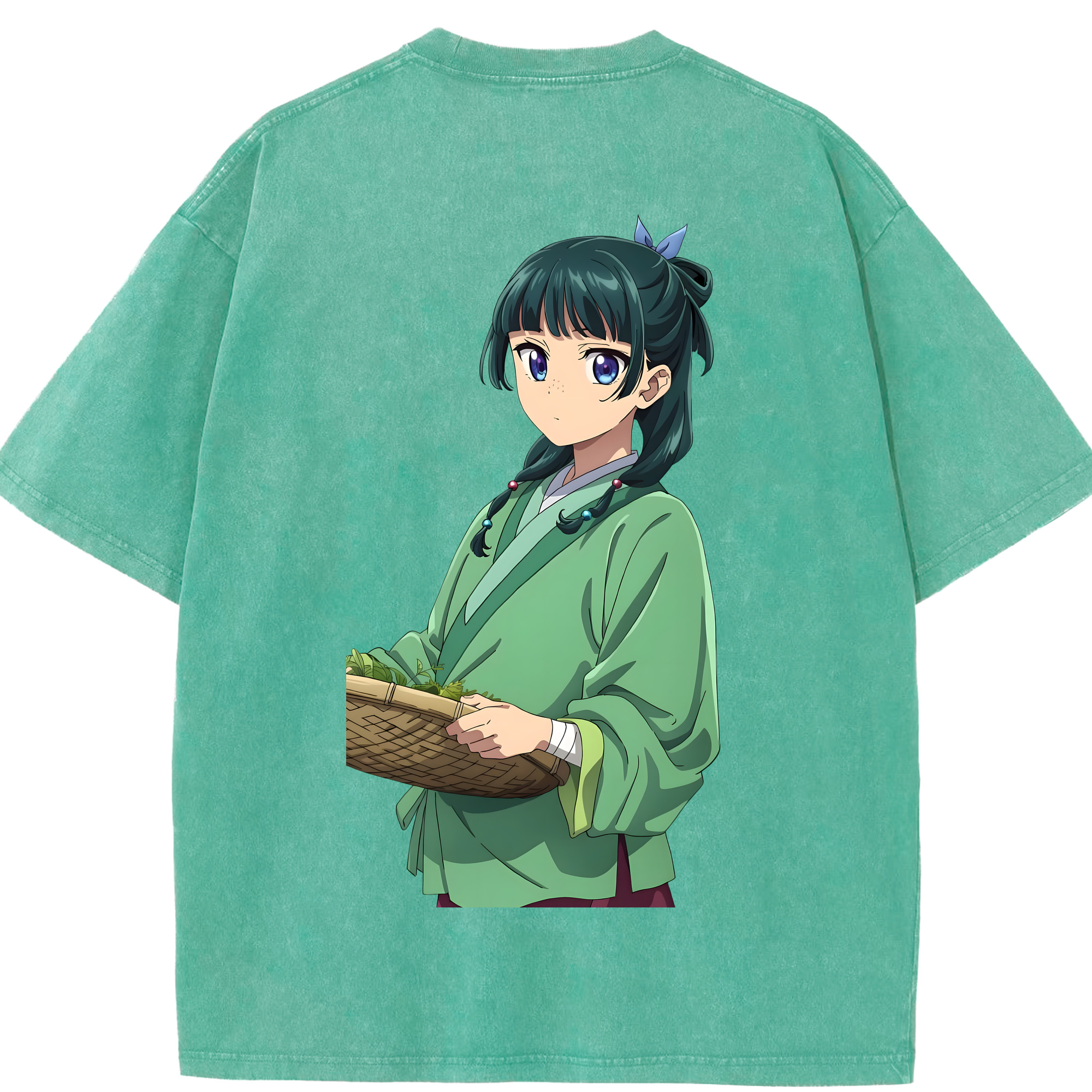 （画像用） 薬屋のひとりごと The Apothecary Diaries 綿100% ヴィンテージ風 半袖Tシャツ（背面プリント）